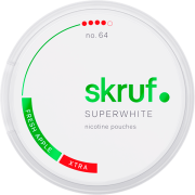 Skruf Superwhite No. 64 Fresh Apple Xtra Strong Slim