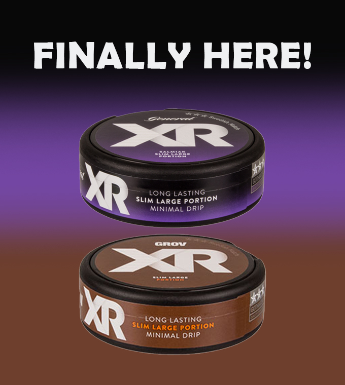 XRANGE General Salmiak Slim Portion and XRANGE Grov Slim Portion Snus is here!